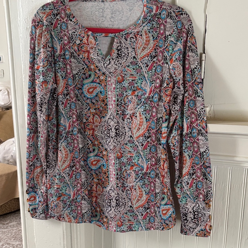 Colorful Paisley Women's Blouse